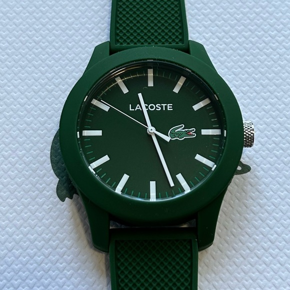 Lacoste Other - Lacoste Watch 43mm Green Face & Green Silicone Band